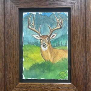 Watercolor Deer
